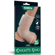 Lovetoy Vibrating Drip Knights Ring with Scrotum Sleeve - cena, porovnanie