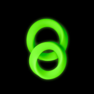 Ouch! Glow in the Dark 2 pcs Cock Ring Set - cena, porovnanie