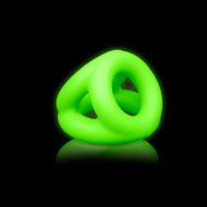Ouch! Glow in the Dark Cock Ring & Ball Strap 732 - cena, porovnanie