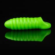Ouch! Glow in the Dark Swirl Thick Stretchy Penis Sleeve - cena, porovnanie