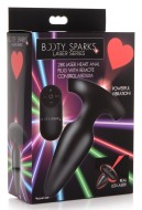 Booty Sparks Laser Heart Medium Anal Plug - cena, porovnanie