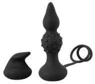 Rebel Kidz RC Butt Plug with Cock & Ball Rings - cena, porovnanie