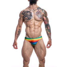 Cut4men Low Rise Brief Rainbow