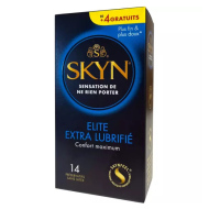 Skyn Elite Extra Lubricated 14ks - cena, porovnanie