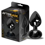 Afterdark Blackgem Metalic Butt Plug M - cena, porovnanie