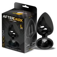 Afterdark Blackgem Metalic Butt Plug L - cena, porovnanie