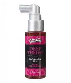 Doc Johnson Deep Throat Spray Sweet Strawberry 60ml