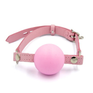 Mister B Leather Ballgag Pink - cena, porovnanie