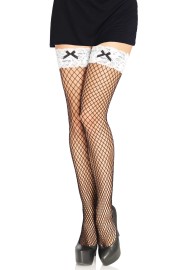 Leg Avenue Industrial Net Thigh Highs 9316