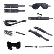 Alive Secret Desires BDSM Kit Black 8pcs - cena, porovnanie