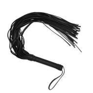 Alive Fantasy Long Leather Flogger Black - cena, porovnanie