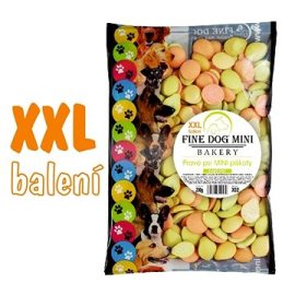 Fine Dog MIX Piškóty FAREBNÉ XXL 200g