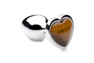 Booty Sparks Gemstones Tiger Eye Heart Anal Plug Small - cena, porovnanie