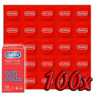Durex Feel Thin XL 100ks - cena, porovnanie