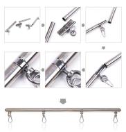 Ohmama Fetish Detachable Spreader Metal Bar 4 Hooks - cena, porovnanie