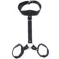 Ohmama Fetish Collar With Wrist Restraints - cena, porovnanie