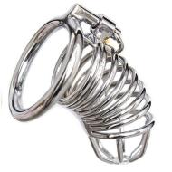 Ohmama Fetish Metal Chastity Lockable Cock Cage Size S - cena, porovnanie