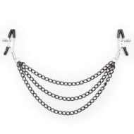 Ohmama Fetish Black Nipple Clamps with Multi Chains - cena, porovnanie