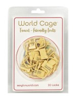 World Cage Travel Friendly Locks for Chastity Devices 20 pcs - cena, porovnanie