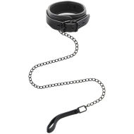 Fetish Submissive Collar & Leash Vegan Leather - cena, porovnanie