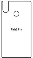Hydrogel  Ochranná fólia Xiaomi Redmi Note 5 Pro - zadná lesklá - cena, porovnanie