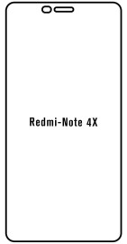 Hydrogel  Ochranná fólia Xiaomi Redmi Note 4X - predná matná