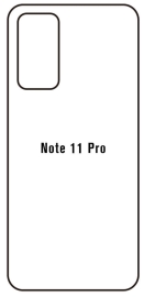 Hydrogel  Ochranná fólia Xiaomi Redmi Note 11 Pro - zadná lesklá