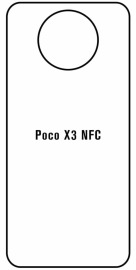 Hydrogel  Ochranná fólia Xiaomi Poco X3 NFC - zadná lesklá