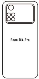 Hydrogel  Ochranná fólia Xiaomi Poco M4 Pro - zadná lesklá