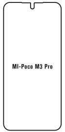 Hydrogel  Ochranná fólia Xiaomi Poco M3 Pro - predná matná