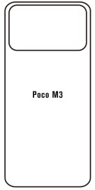 Hydrogel  Ochranná fólia Xiaomi Poco M3 - zadná matná