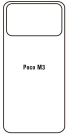 Hydrogel  Ochranná fólia Xiaomi Poco M3 - zadná lesklá