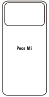 Hydrogel  Ochranná fólia Xiaomi Poco M3 - zadná lesklá - cena, porovnanie