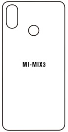 Hydrogel  Ochranná fólia Xiaomi Mi Mix 3- zadná lesklá