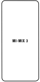 Hydrogel  Ochranná fólia Xiaomi Mi Mix 3- predná lesklá