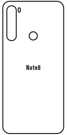 Hydrogel  Ochranná fólia Xiaomi Redmi Note 8 - zadná matná