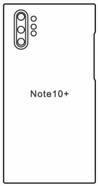 Hydrogel  Ochranná fólia Samsung N975 Galaxy Note 10 Plus - zadná matná