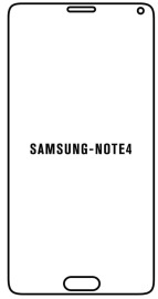 Hydrogel  Ochranná fólia Samsung N910 Galaxy Note 4 - predná lesklá
