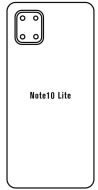 Hydrogel  Ochranná fólia Samsung N770 Galaxy Note 10 Lite - zadná matná - cena, porovnanie
