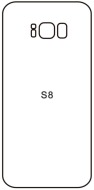 Hydrogel  Ochranná fólia Samsung Galaxy S8, G950 - zadná matná - cena, porovnanie