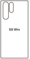 Hydrogel  Ochranná fólia Samsung Galaxy S22 Ultra (SM-S908B) - zadná matná - cena, porovnanie