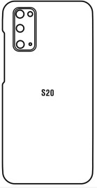 Hydrogel  Ochranná fólia Samsung Galaxy S20, G980 - zadná lesklá