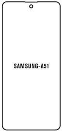 Hydrogel  Ochranná fólia Samsung Galaxy A51 5G - predna matná