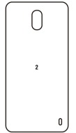 Hydrogel  Ochranná fólia Nokia 2 - zadná matná - cena, porovnanie