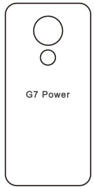 Hydrogel  Ochranná fólia Motorola Moto G7 Power - zadná matná