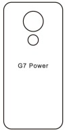 Hydrogel  Ochranná fólia Motorola Moto G7 Power - zadná matná - cena, porovnanie
