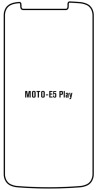 Hydrogel  Ochranná fólia Motorola Moto E5 Play - predná lesklá - cena, porovnanie