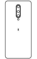 Hydrogel  Ochranná fólia OnePlus 8 - zadná matná - cena, porovnanie