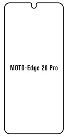 Hydrogel  Ochranná fólia Motorola Edge 20 Pro - predná lesklá
