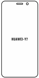 Hydrogel  Ochranná fólia Huawei Y7 - predná lesklá